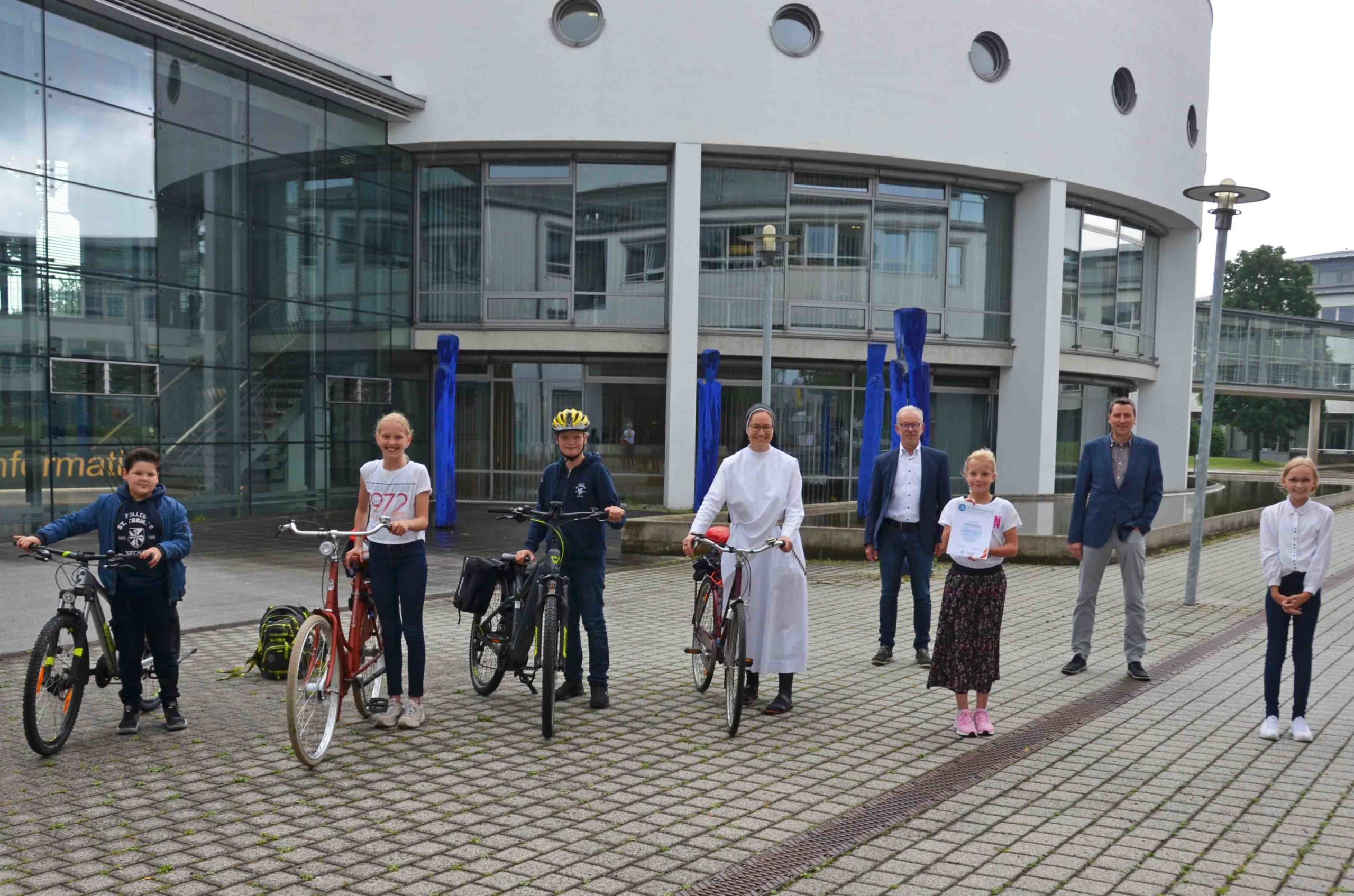 Sonderpreis bei der Aktion Stadtradeln Kolleg St Thomas